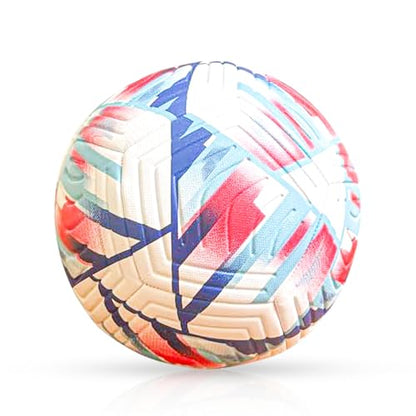 Size 5 Soccer Balls Official for Training, Professional Soccer Ball, Soccer Ball World Cup 2026, Durable PU Cover, Long Air Retention, Reinforced Valve, Includes Pump, Ready for Indoor and Outdoor