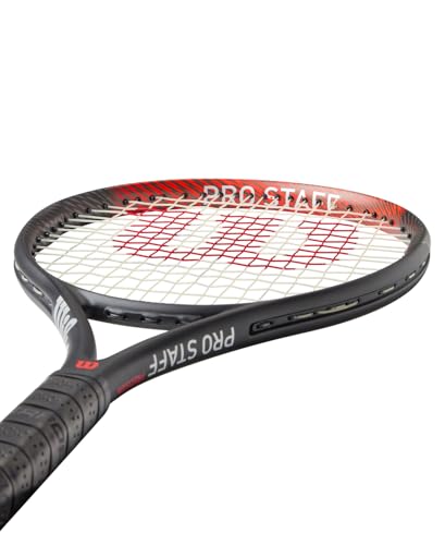 Wilson Pro Staff Precision NXT 26 Recreational Tennis Racket - Black/Red, Grip Size 0-4"