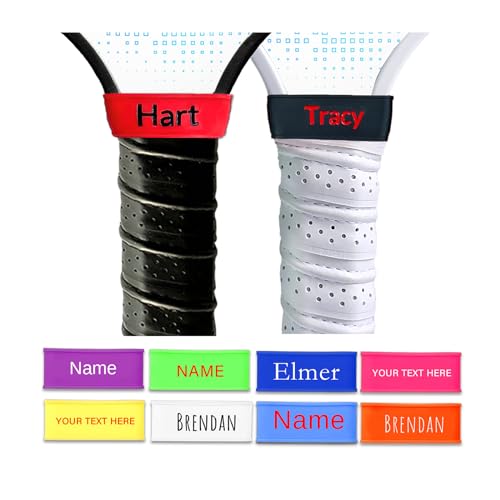 Pickleball Name Bands for Paddles 2PCS Silicone Pickleball Paddle Name Bands Personalized Engraved on Racket Racquetball Ping Pong Paddle, Bicycles Handles - color: 1 PCS