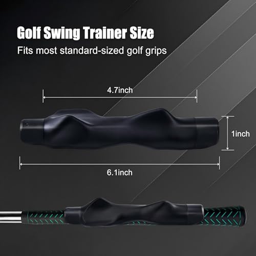 Golf Grip Trainer, Golf Club Grip Trainer for Right Hand,Improves Grip Strength and Accuracy,Trains Correct Hand Position for Stable Swing,Golf Training Swing Aid for All Level Golfers