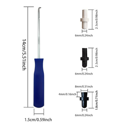MINDCOLLISION Sport Ball Inflating Valve Nozzle Replacement Kit Pump Needles Air Inflation Needle for Basketball Football Soccer Volleyball Rugby Matchball Leak Repair - size: Set 2
