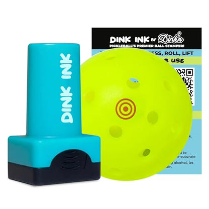 Dink Ink Pickleball Stamper – Fun Way to Mark Your Pickleballs | Great Gift for Pickleball Lovers | Easy to Use | No Mess | Long-Lasting Ink | Perfect Stocking Stuffer for The Holiday - color: Dead-On