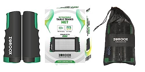 Table Tennis Net | Portable | Retractable | Easy Install Portable Table Tennis Net for Any Table. Easy to Install & Durable