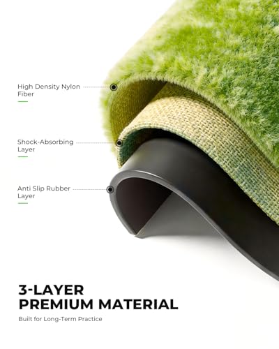 Complete Golf Accessories Set - Golf Grip Trainer, Golf Swing Trainer Arm Band, Golf Hitting Mat and Golf Ball Marker Kit, Golf Training Aid for Improving Swing Technique for Home & Outdoor Practice