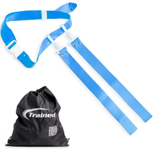 Trained 10 Man Flag Football Set & eBook (Red and Blue Pop Flags)