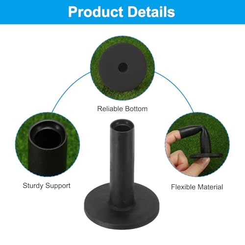 PATIKIL Rubber Golf Tee, Golf Tees Training Tee - size: 3.5"