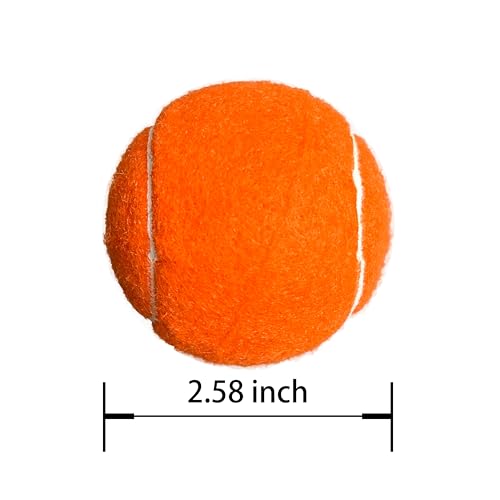 Tennis Balls, 12 Pack Advanced Training & Practice Tennis Balls for Beginners, Pet Dogs Playing Balls, Includes Mesh Carry Bag