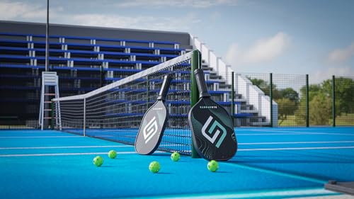 Pickleball Paddles | USAPA Approved Carbon Fiber Paddles/Fiberglass Pickleball Rackets Set of 2 | Carrying Case, 4 Balls | Pickleball Raquets for Kids and Adults - style: Fiberglass Set of 2