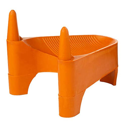 Football Kicking Tee, Orange 2" - Regulation Kickoff Tee for High School, Pee Wee, Recreation League Football Games - Great for Practicing Form, Developing Fundamentals, and Increasing Distance