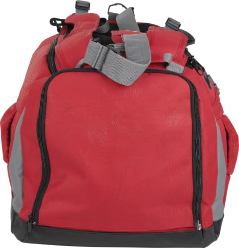 Rawlings | MACH Hybrid Backpack/Duffle Equipment Bag | Baseball & Softball | Multiple Colors - color: Scarlet
