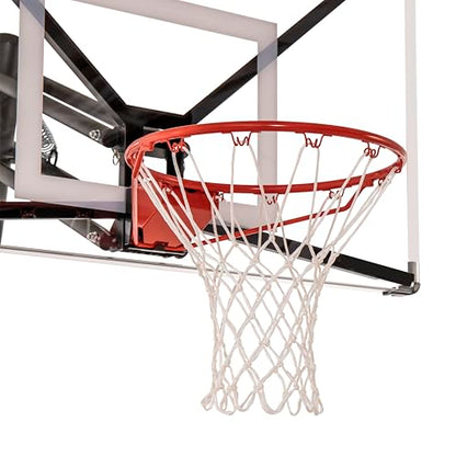 Silverback Standard Breakaway Rim with Nylon Net Compatible with Silverback and Goaliath Portable Basketball Hoops