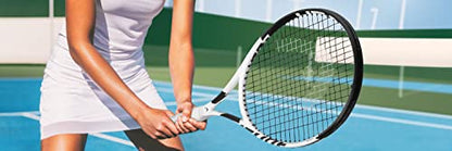Head Metallix Attitude Pro White Tennis Racket - Pre-Strung Adult Tennis Racquet for Control and Maneuverability - size: 4-3/8