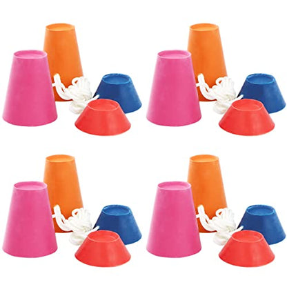 Rubber Winter Golf Tees Indoor Multi-Coloured with Different Heights -16 Pcs - size: 12mm, 17mm, 38mm, 44mm