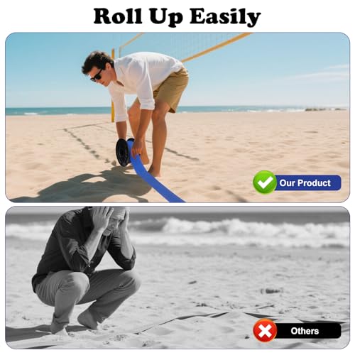 Beach Volleyball Court Line Beach Volleyball Court Boundary Sideline and End Line 16m X 8m Beach Volleyball Official Court Size Sand Volleyball Court Line Set