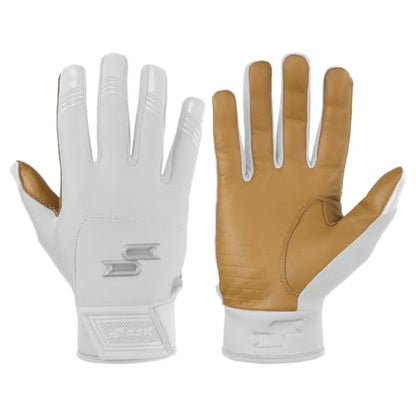 SSK X1 Color Rush Youth Baseball Batting Gloves - Durable Cabretta Leather Palm - 19 Colors