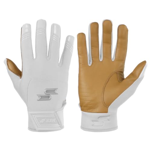 SSK X1 Color Rush Youth Baseball Batting Gloves - Durable Cabretta Leather Palm - 19 Colors