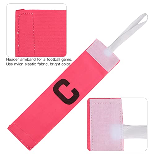 Football Captain Armband, Pack of 10 Nylon Running Exercise Football Header Game Brassard Armband Elastic Paste Winding C Word Armband for Sport Trend Hiking Mountaineering