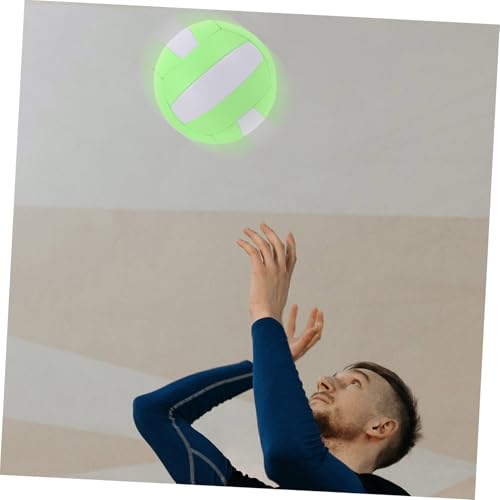 Soft Indoor Volleyball Training Ball for Students and Competitions Macaron Green and and Stability Sports Ball for Indoor Volleyball Practice and Matches