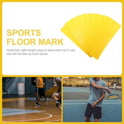 Happyyami 8pcs Bright Training Markers for Sports Courts Markers for Football Basketball and Tennis Non- Design for Skill Development and Flexibility