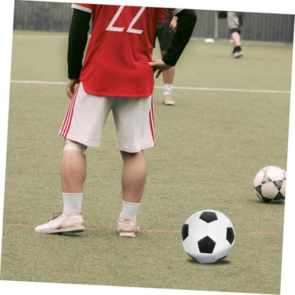 GLEAVI Soccer Ball Size 5 Pu Training Football Competition Ball Machine-Stitched Sturdy Outdoor for Boys Practice Recreation