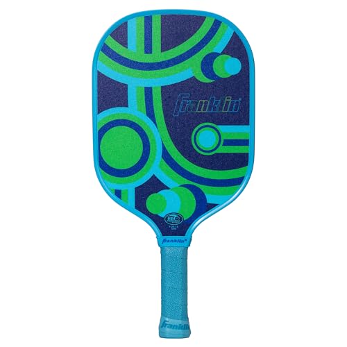 Franklin Sports Kids Pickleball Paddle - Junior Paddle Series Paddle for Youth Pickleball Players - Kids Junior Pickleball Paddles - 10mm Polypropylene Core - color: Blue