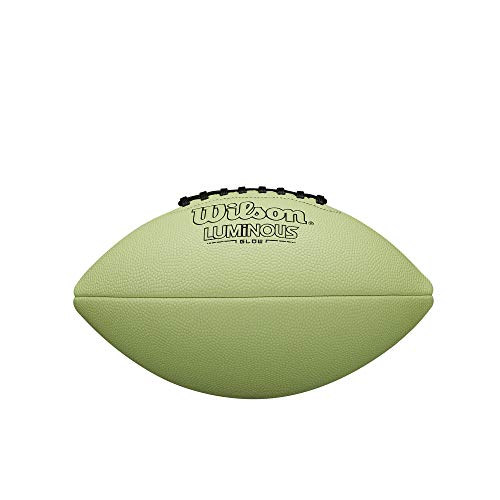 Wilson Luminous Glow Football - Junior Size, Green