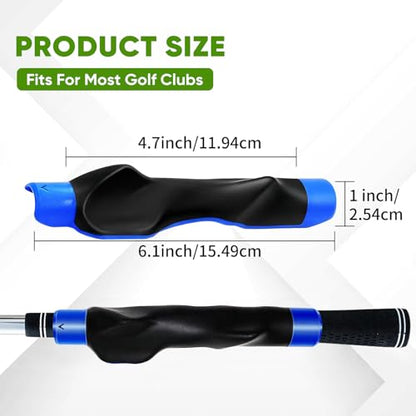 Golf Grip Trainer, Golf Training Aid, Easy To Carry to the Practice Area, Grip Trainer Club to Help Train Correct Hand Position, Golf Accessories Improve Your Swing Rhythm