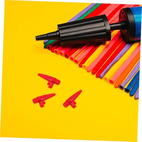 TOYANDONA 20pcs Plastic Air Pump Nozzles for Inflatable Toys Balls Air Bed Mattress