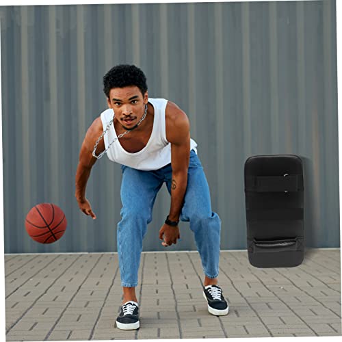 HOMSFOU 2pcs Basketball Mat Basketball Blocker Bag Football Blocking Pads for Kids 12-14 Heavy Bag Tools Basketball Training Device Arts Mat Sports Child Pu Leather