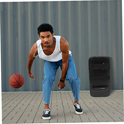 HOMSFOU 2pcs Basketball Mat Basketball Blocker Bag Football Blocking Pads for Kids 12-14 Heavy Bag Tools Basketball Training Device Arts Mat Sports Child Pu Leather