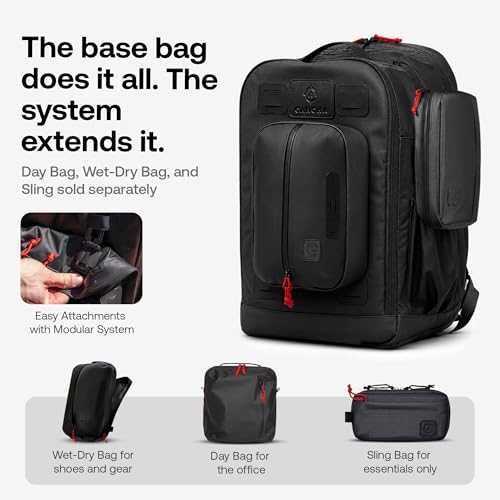 Cancha 'All Court' Backpack for Pickleball, Tennis, Padel Players - Unique Modular System, Lasts a Lifetime, Fits 2 Raquets, Shoes, Laptop, Lightweight, Carry-On Size 30L
