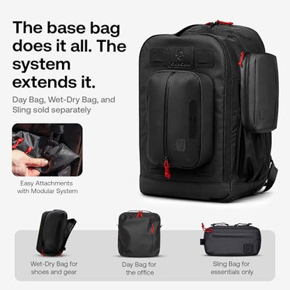 Cancha 'All Court' Backpack for Pickleball, Tennis, Padel Players - Unique Modular System, Lasts a Lifetime, Fits 2 Raquets, Shoes, Laptop, Lightweight, Carry-On Size 30L