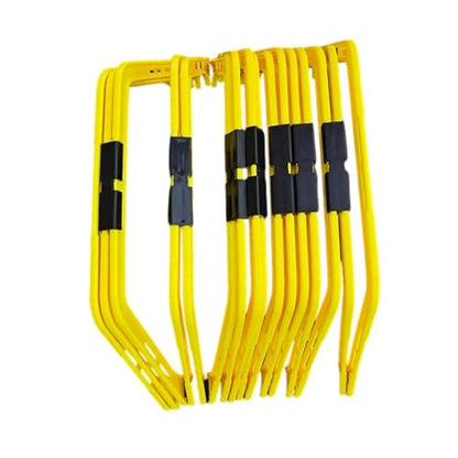 Agility Ladder Football Speed Ladder Agility Training Equipment Footwork Ladder Foldable PP Build Suitable for Soccer Practice Team Endurance