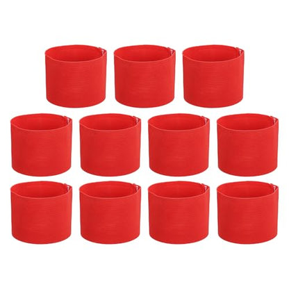PATIKIL Soccer Captain Armband, Captain Arm Bands for Soccer Elastic Captain Arm Band Sports Captain Armband - color: Red