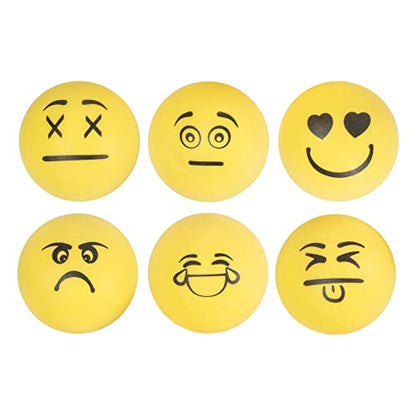 STIGA 1-Star Balls - color: Emoji, size: 6 Pack
