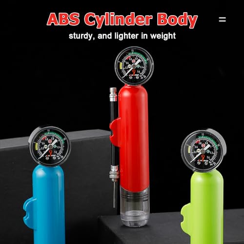 Portable Air Pump, Waterproof Handheld Air Pump with Pressure Gauge for Basketballs Soccer Balls and More