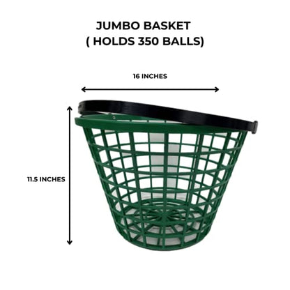 Basket - Range Ball - color: Black, size: Jumbo/Utility (350 Capacity)
