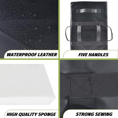 Boxing Pads Kicking Shields - Professional Blocking Training Pads for Martial Arts Muay Thai MMA Karate & Kickboxing - High-Density Padding with 5 Handles for Coaches Adults & Youth