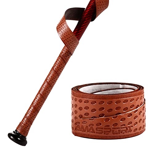 insum Baseball Bat Grip Tapes Softball Bat Wrap Grip Tape 1.1mm - color: Brown