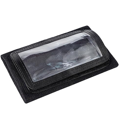 Wrist Guards Quarterback Playbook Wristband - 3 Playsheets - Perfect for Tackle and Flag Football(Audlt,Black)