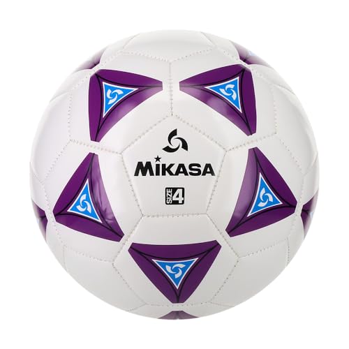 Mikasa Serious Soccer Ball - color: Purple/white, size: 4