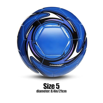 Soccer Ball Size 3,4,5 Soft PU with Football Bag Needle for Practice Training