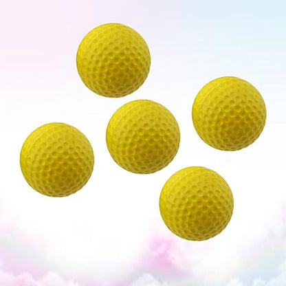 UKCOCO 5pcs Elastic Golf Balls Practice Balls Soft for Men Training Aids for Use