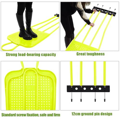 Shappy Soccer Kick Training Mannequin Durable ABS Plastic Training Dummies with Steel Ground Spikes Soccer Mannequin Goal Equipment - size: 68.9 Inch