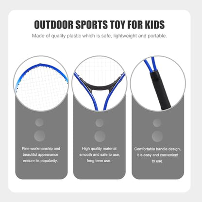 Luxshiny Tennis Racket Set Lightweight Outdoor Sports with Enlarged Racket Area for Easy Beginner Practice Safe Material Portable for Boys