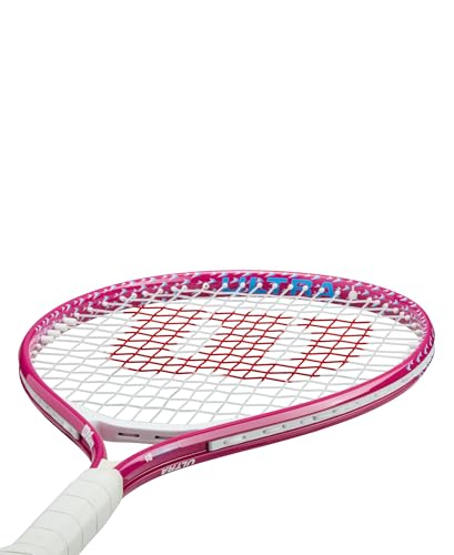 Wilson Ultra Power 21" Junior Recreational Tennis Racket - Pink/White/Blue
