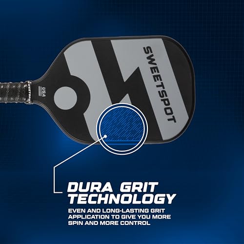 Strike Joy Pickleball Paddle | USAPA Approved | Lightweight Pickle Ball Racket - color: Black/Mint