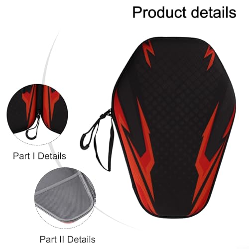 EVA Hard Shell Table Tennis Racket Bag, Dust-proof Pingpong Paddle Protective Case Storage Bag, Portable - color: PB005-B model