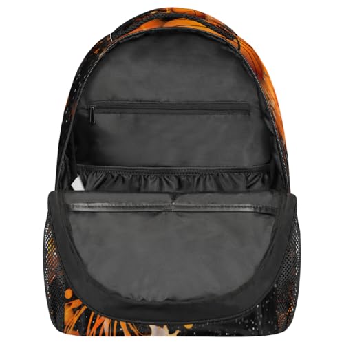 Kids School Backpack Abstract Art Painting Basketball Large Bookbag for Elementary Students Boys Girls Lightweight Travel Casual Daypack Water Resistant Outdoor Hiking Sport Rucksack - color: Abstract Art Painting Basketball