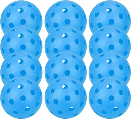 6 Pack Sports Outdoor Pickleballs - 40 Pickleball Balls - USA Pickleball Balls (USAPA) Approved - Official US Open Ball - color: Deep Blue, style: 12 - Pack